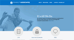 Desktop Screenshot of disabilityassociates.com