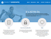 Tablet Screenshot of disabilityassociates.com